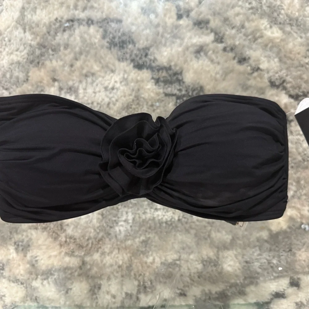 NWT Kate Spade New York Bandeau Bra Bikini Top size Medium